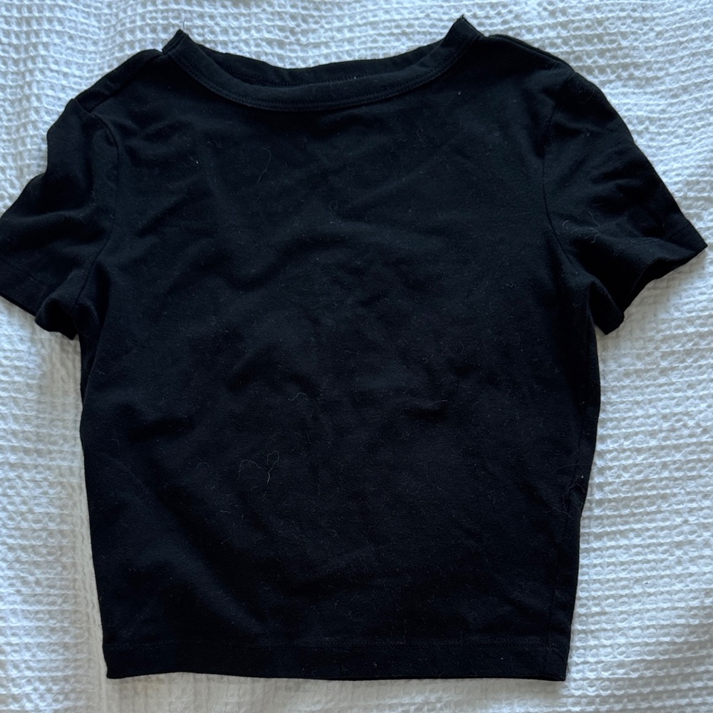 Wild Fable Black Crop Top